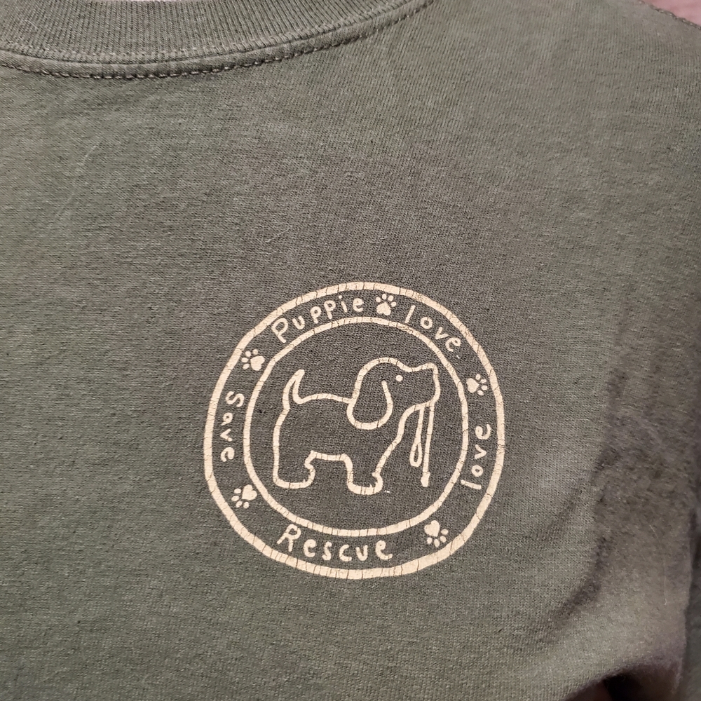 Gildan Save The Puppies Tee Shirt - Picture 2 of 12